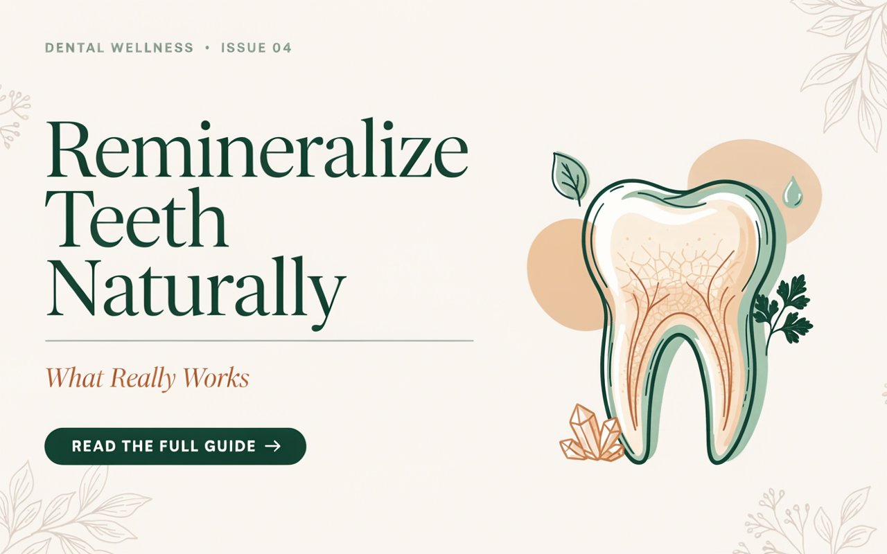 Remineralize Teeth Naturally: What Really Works