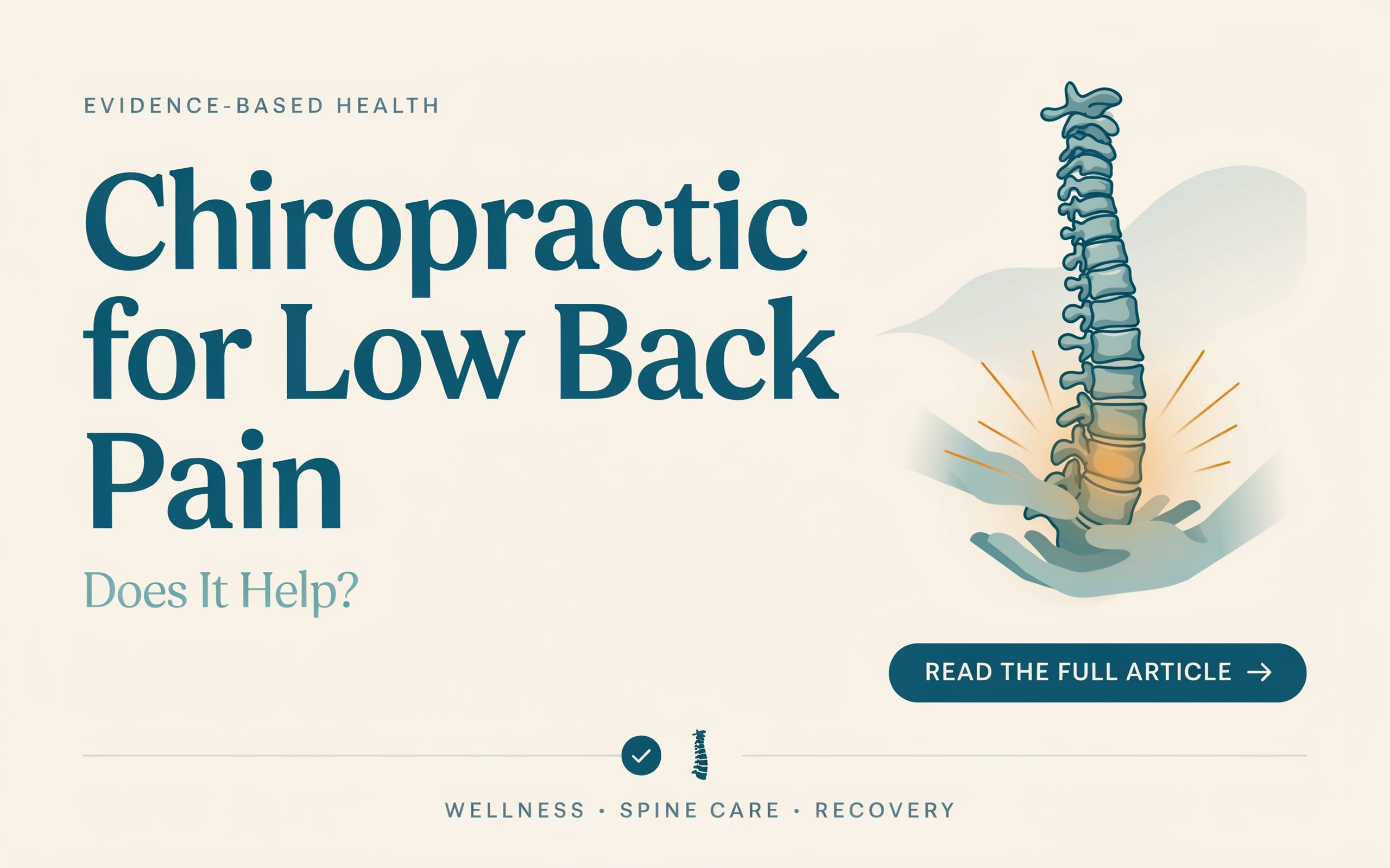 Chiropractic for Low Back Pain: Does It Help? Size 16:10
