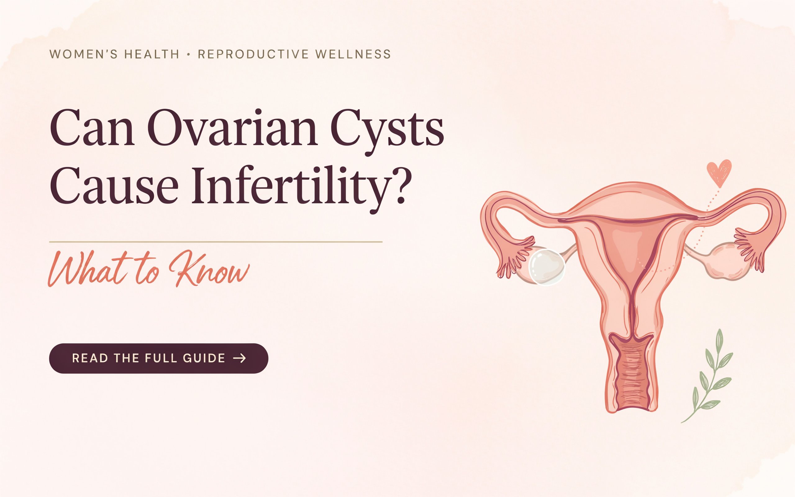 Can Ovarian Cysts Cause Infertility? What to Know